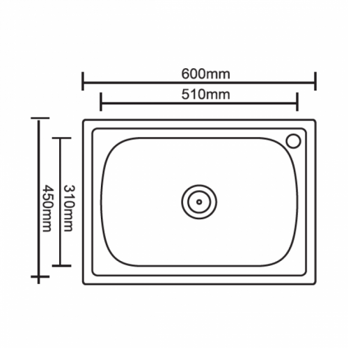 Кухненска мивка алпака ICK D6045P